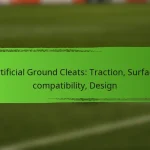 Artificial Ground Cleats: Traction, Surface compatibility, Design