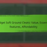 Budget Soft Ground Cleats: Value, Essential features, Affordability
