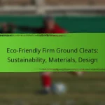 Eco-Friendly Firm Ground Cleats: Sustainability, Materials, Design
