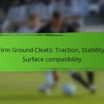 Firm Ground Cleats: Traction, Stability, Surface compatibility