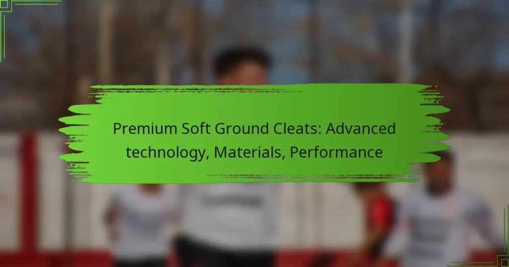 Premium Soft Ground Cleats: Advanced technology, Materials, Performance