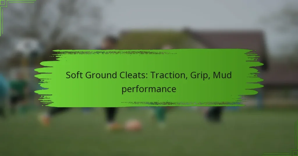 Soft Ground Cleats: Traction, Grip, Mud performance