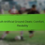 Youth Artificial Ground Cleats: Comfort, Fit, Flexibility